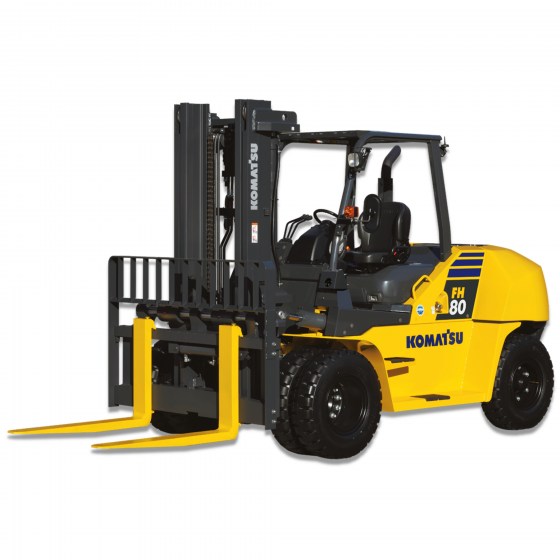 Komatsu FH Series - 7 to 8 Tonne Capacity Diesel Engine Hydrostatic Drive Forklift FH80 side